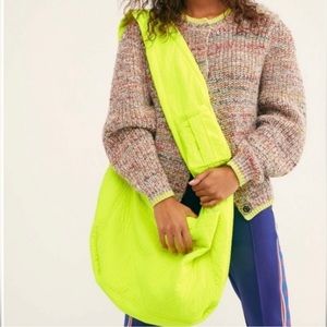 NWT Free People We The Free (WTF) Oversized Sling Back Bag